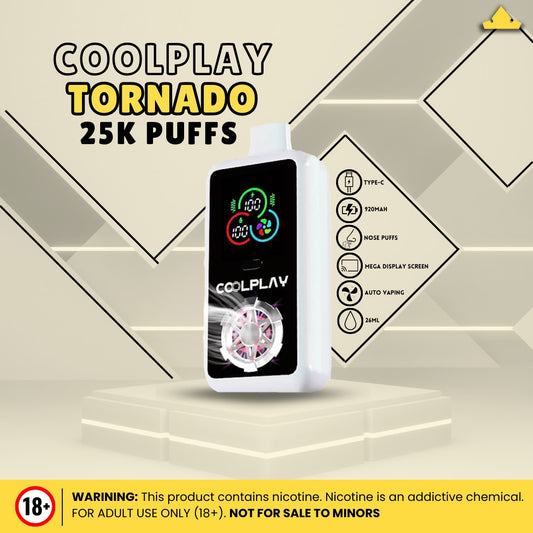 Buy Coolplay Tornado 25000 Puffs Vape in Dubai