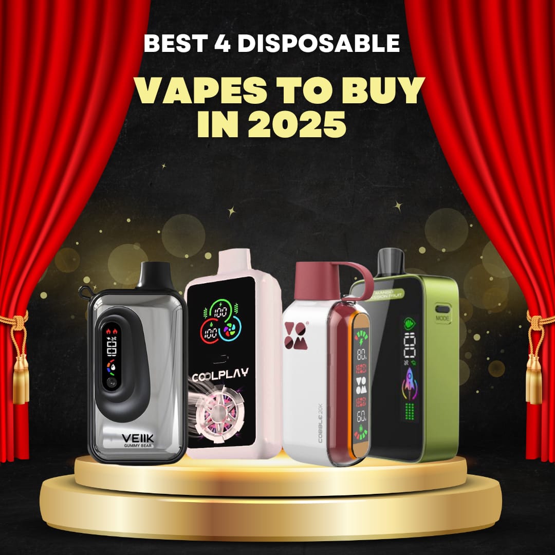 Best 4 Disposable Vapes to Buy in 2025