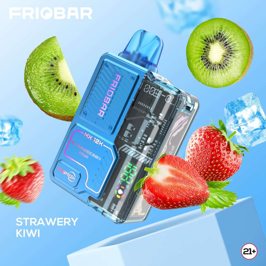 Friobar MX 10000 PUFFS Disposable Vape strawberry kiwi 