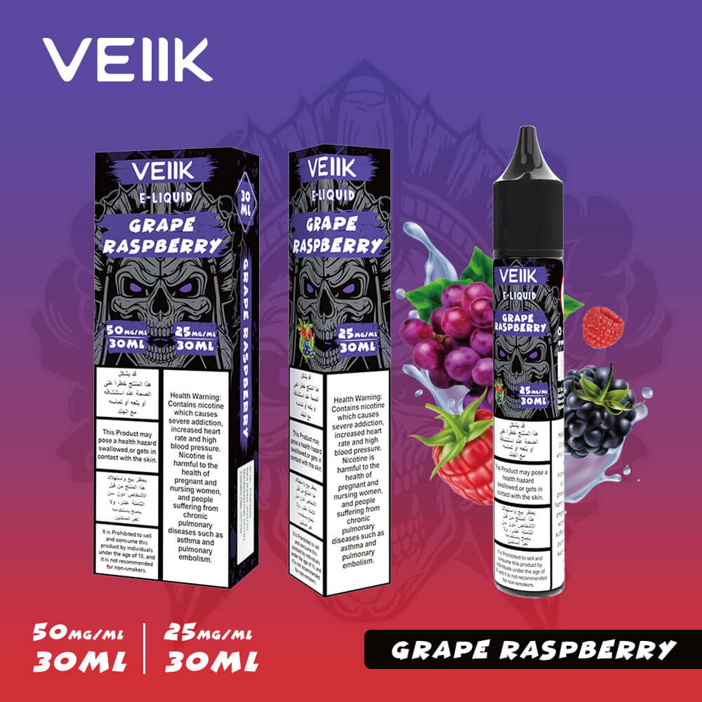 VEIIK E-Liquid All Flavors 30ML grape raspberry