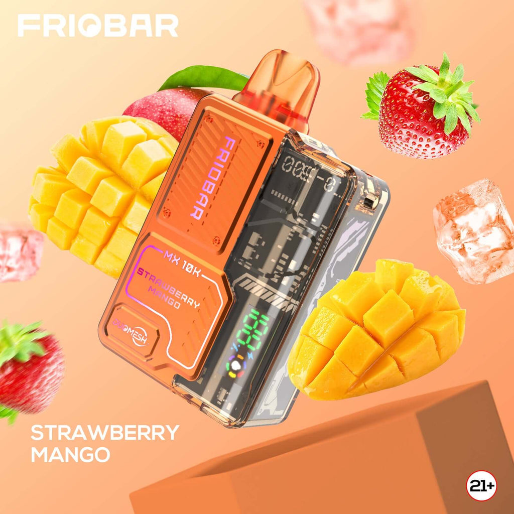 Friobar MX 10000 PUFFS Disposable Vape strawberry mango