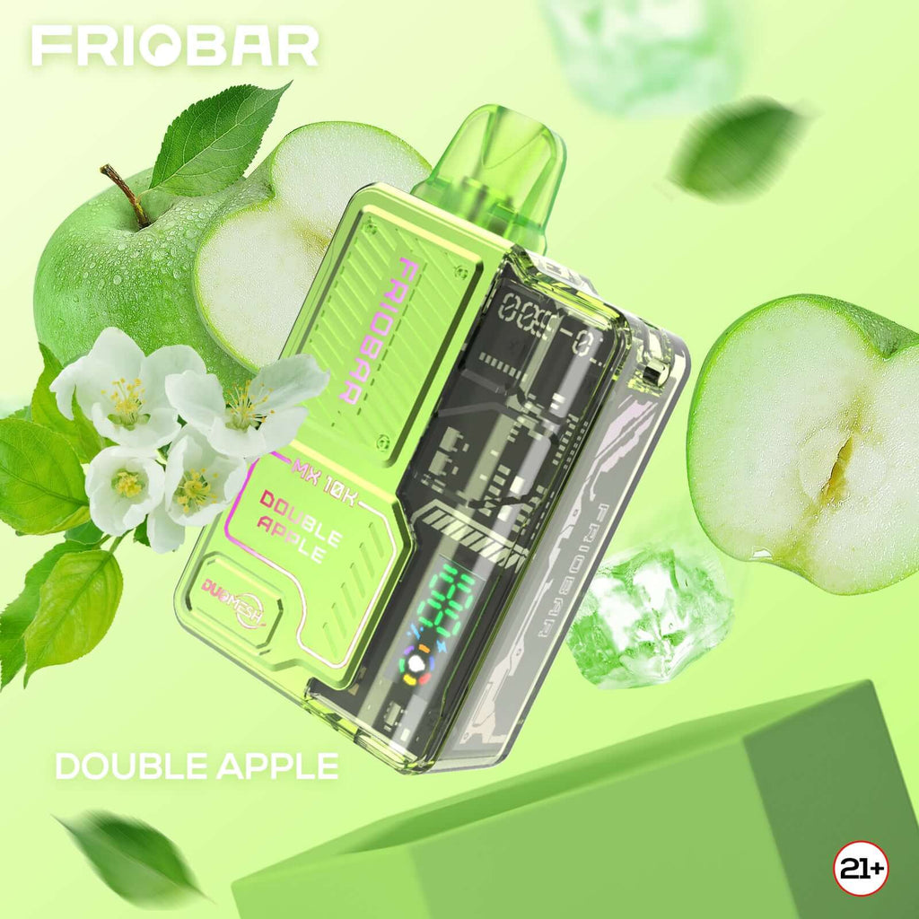 Friobar MX 10000 PUFFS Disposable Vape double apple