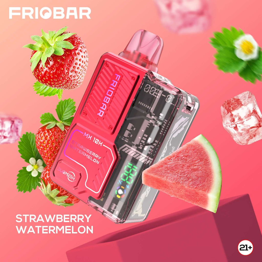 Friobar MX 10000 PUFFS Disposable Vape strawberry watermelon 