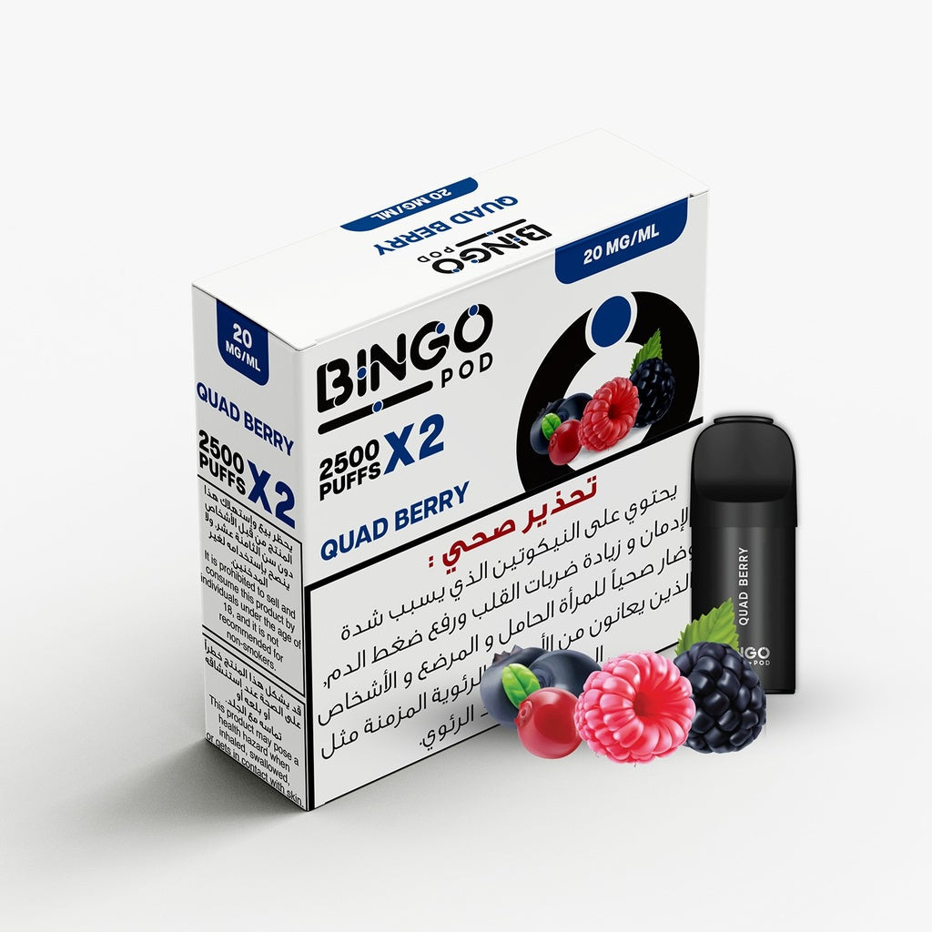 Bingo Pre-Filled Pods Disposable 2500 Puffs ( 20MG)