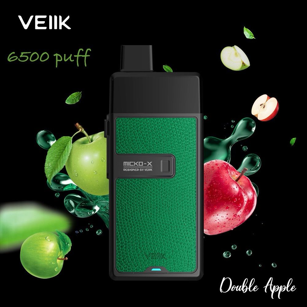 VEIIK MICKO X 6500 PUFFS Disposable Vape double apple