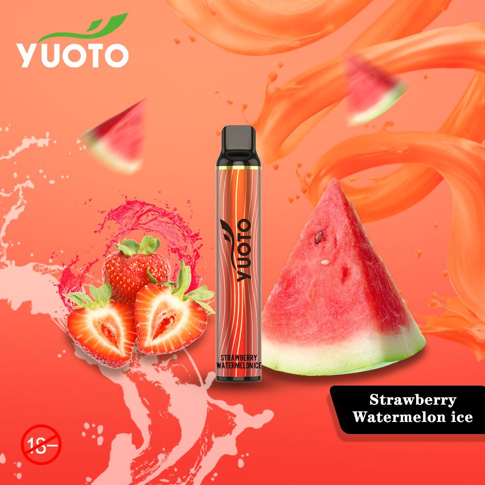 Yuoto Luscious 3000 PUFFS Disposable Vape strawberry watermelon ice