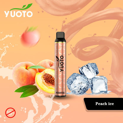 Yuoto Luscious 3000 PUFFS Disposable Vape peach ice