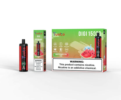 Yuoto Digi 15000 PUFFS Disposable Vape watermelon ice