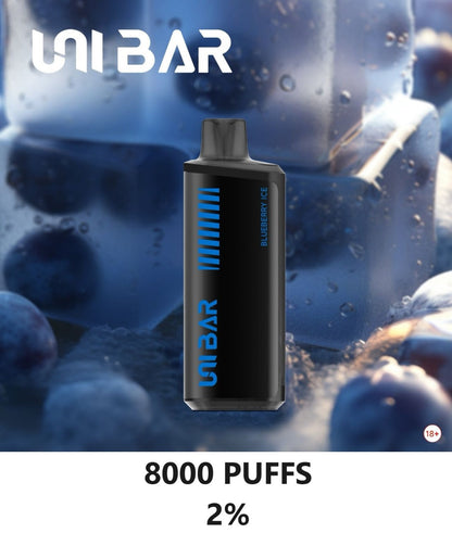 Unibar Rechargeable Disposable Vape (8000 Puffs)