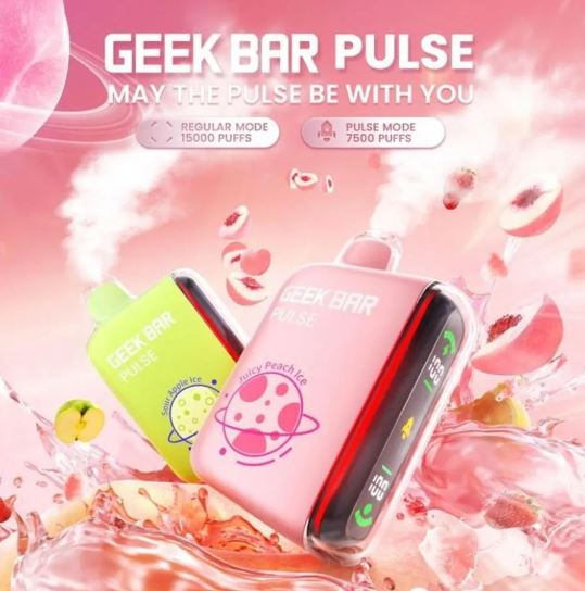 GEEK BAR PULSE DISPOSABLE VAPES (15,000 PUFFS)