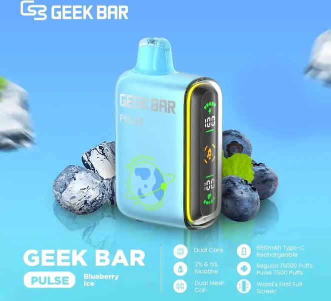 GEEK BAR PULSE DISPOSABLE VAPES (15,000 PUFFS)