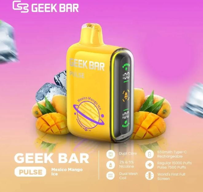 GEEK BAR PULSE DISPOSABLE VAPES (15,000 PUFFS)