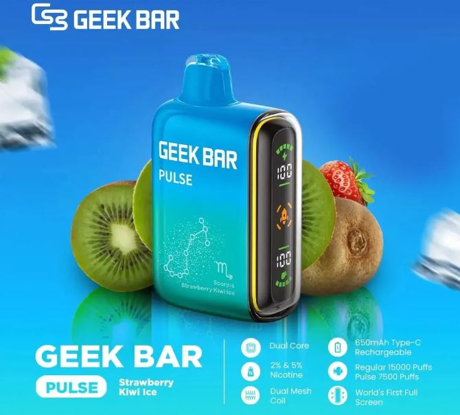 GEEK BAR PULSE DISPOSABLE VAPES (15,000 PUFFS)