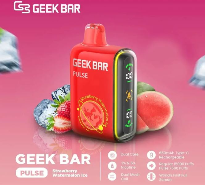 GEEK BAR PULSE DISPOSABLE VAPES (15,000 PUFFS)