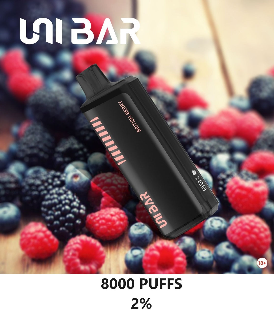 Unibar Rechargeable Disposable Vape (8000 Puffs)