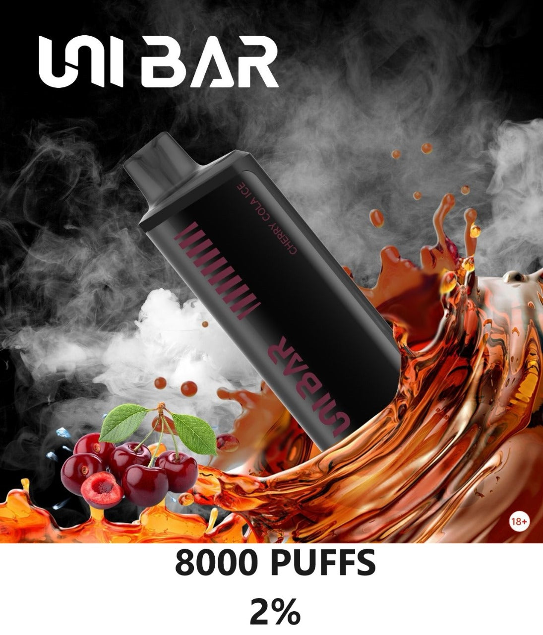 Unibar Rechargeable Disposable Vape (8000 Puffs)