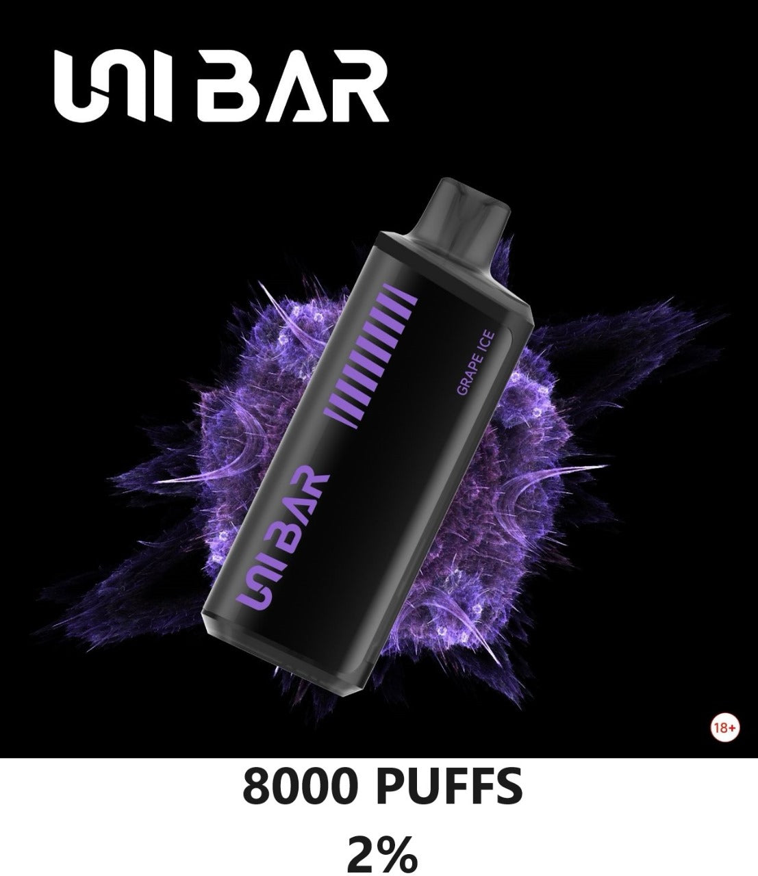 Unibar Rechargeable Disposable Vape (8000 Puffs)