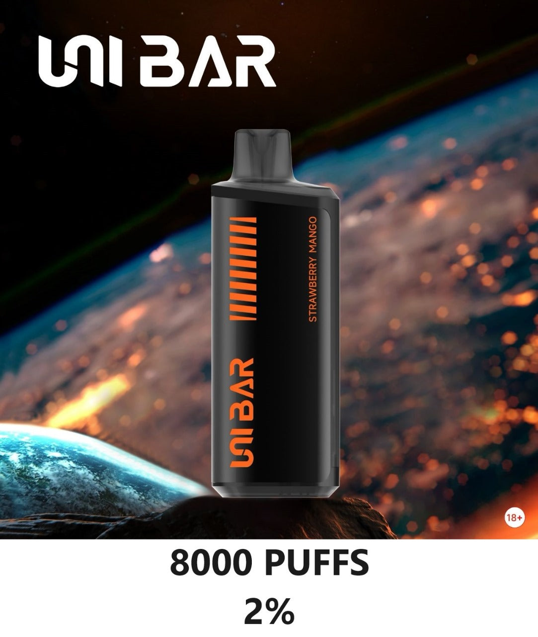 Unibar Rechargeable Disposable Vape (8000 Puffs)