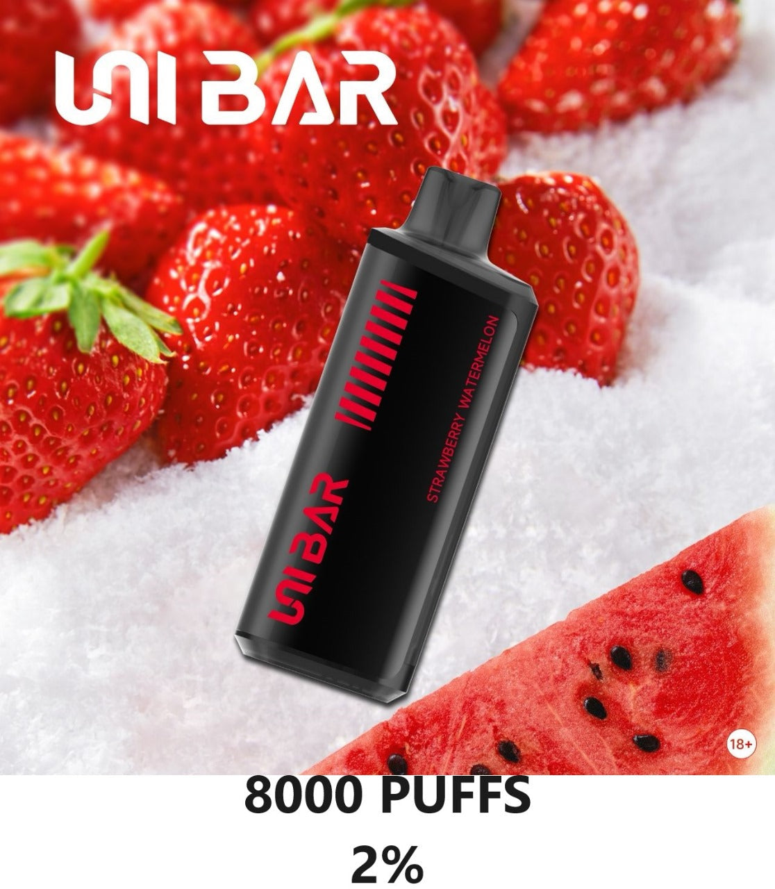 Unibar Rechargeable Disposable Vape (8000 Puffs)