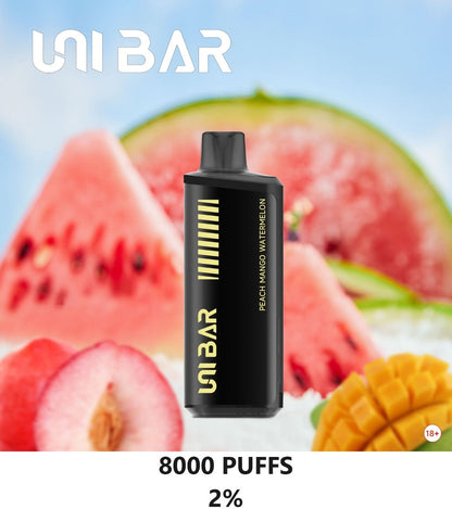 Unibar Rechargeable Disposable Vape (8000 Puffs)