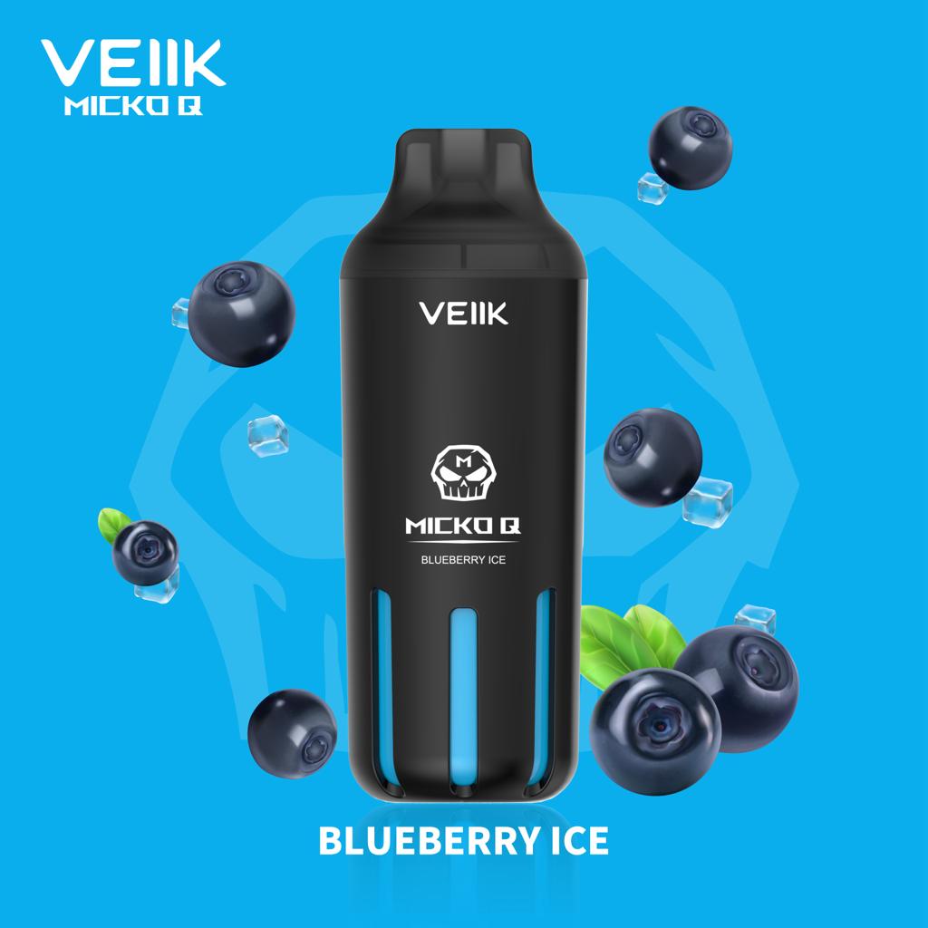 VEIIK MICKO Q 5500 PUFFS Disposable Vape blueberry ice
