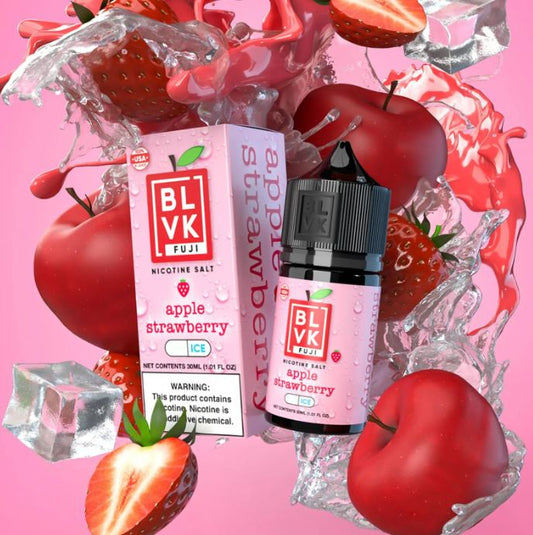 APPLE STRAWBERRY ICE - BLVK FUJI SALTS - 30ML