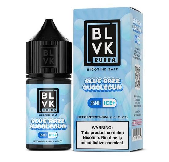 BLUE RAZZ BUBBLEGUM ICE - BLVK BUBBA SALTS - 30ML