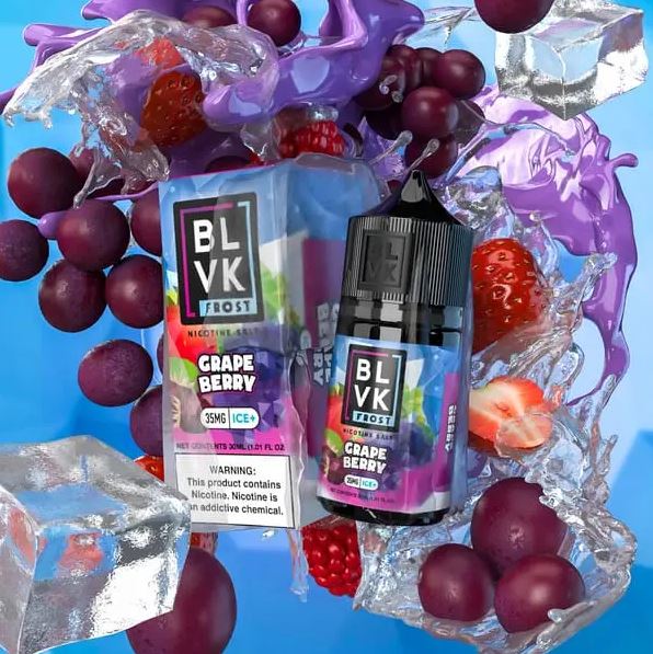 GRAPE BERRY ICE - BLVK FROST SALTS - 30ML