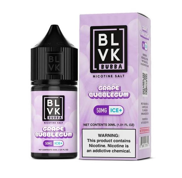 GRAPE BUBBLEGUM ICE - BLVK BUBBA SALTS - 30ML