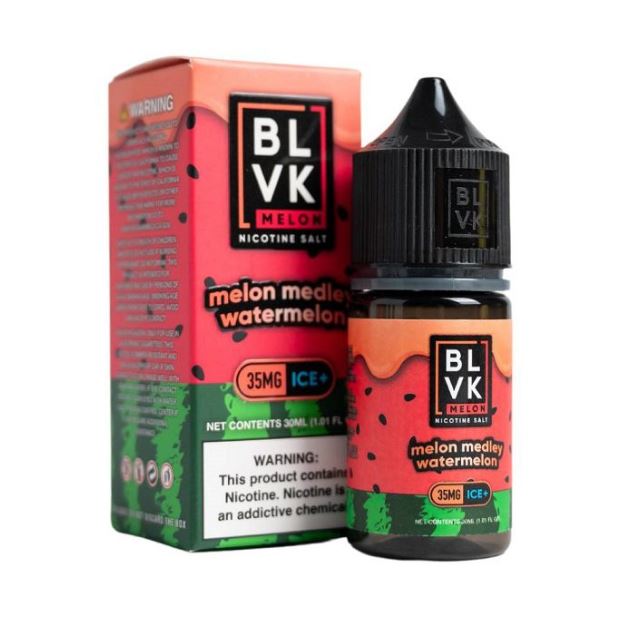 WATERMELON MELON MEDLEY ICE - BLVK MELON SALTS - 30ML