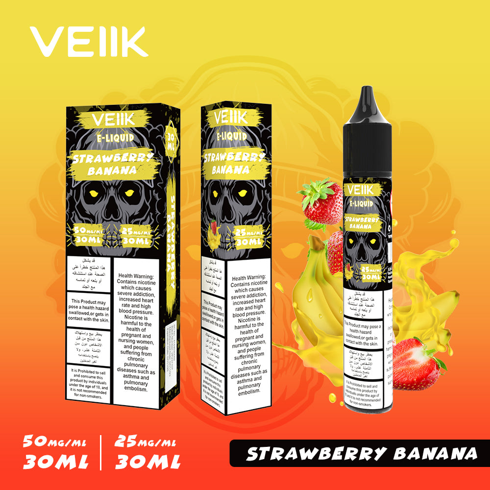 VEIIK E-Liquid All Flavors 30ML strawberry banana