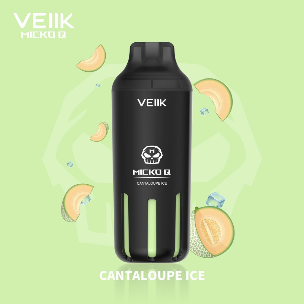 VEIIK MICKO Q 5500 PUFFS Disposable Vape cantaloupe ice