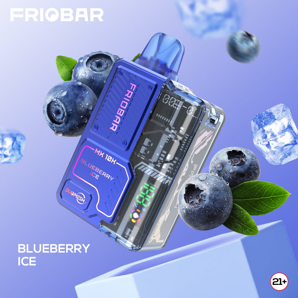 Friobar MX 10000 PUFFS Disposable Vape blueberry ice