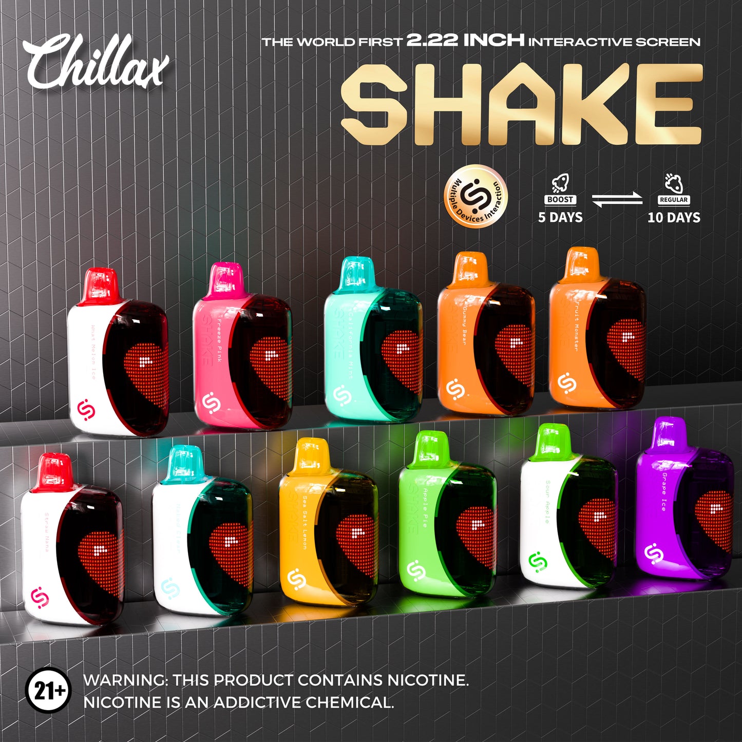 Chillax Shake 22000 Puffs Vape in Dubai