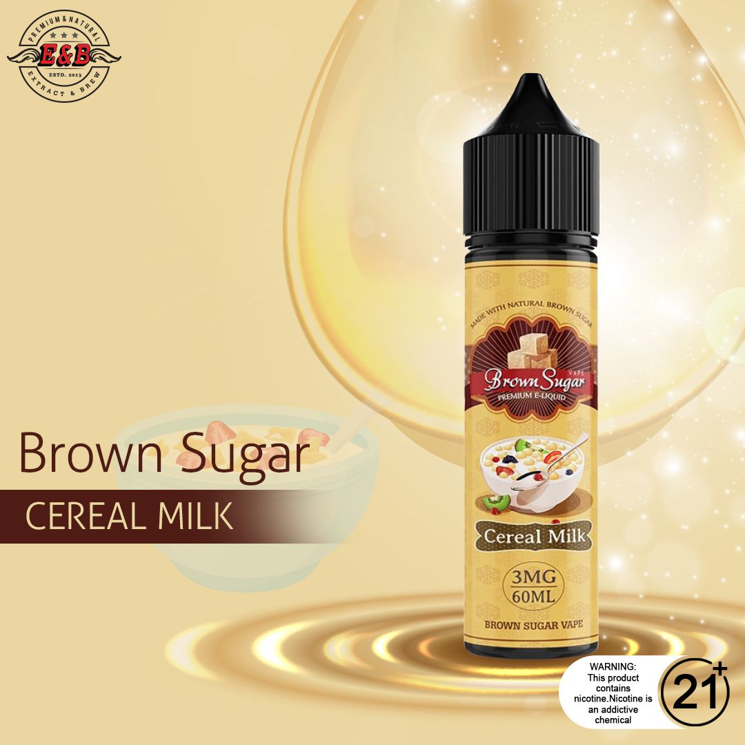 Brown Sugar Cereal Milk E Liquid by E&B Flavor