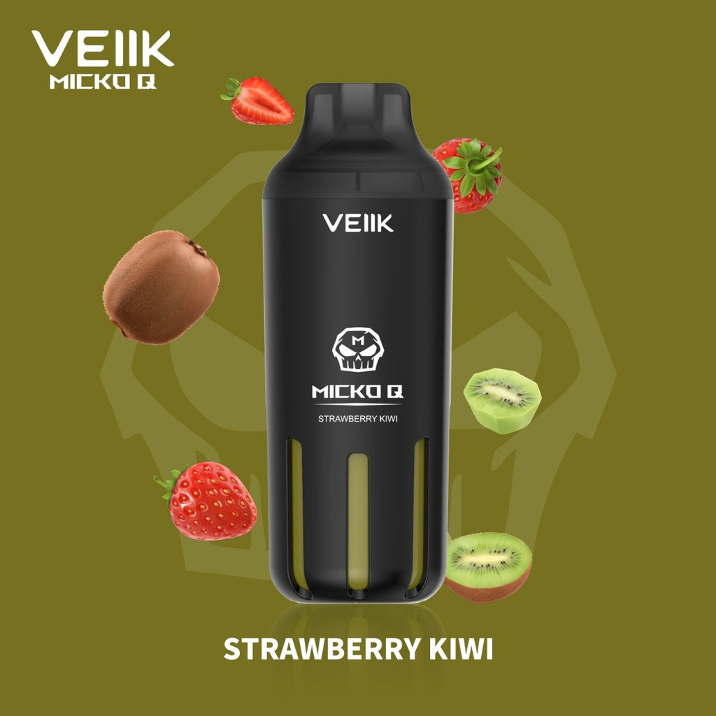 VEIIK MICKO Q 5500 PUFFS Disposable Vape strawberry kiwi 