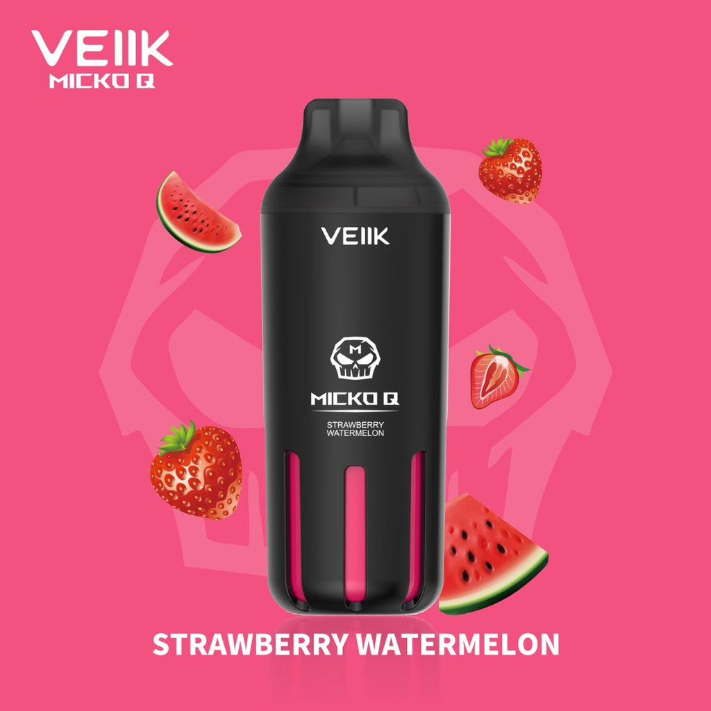 VEIIK MICKO Q 5500 PUFFS Disposable Vape strawberry watermelon 