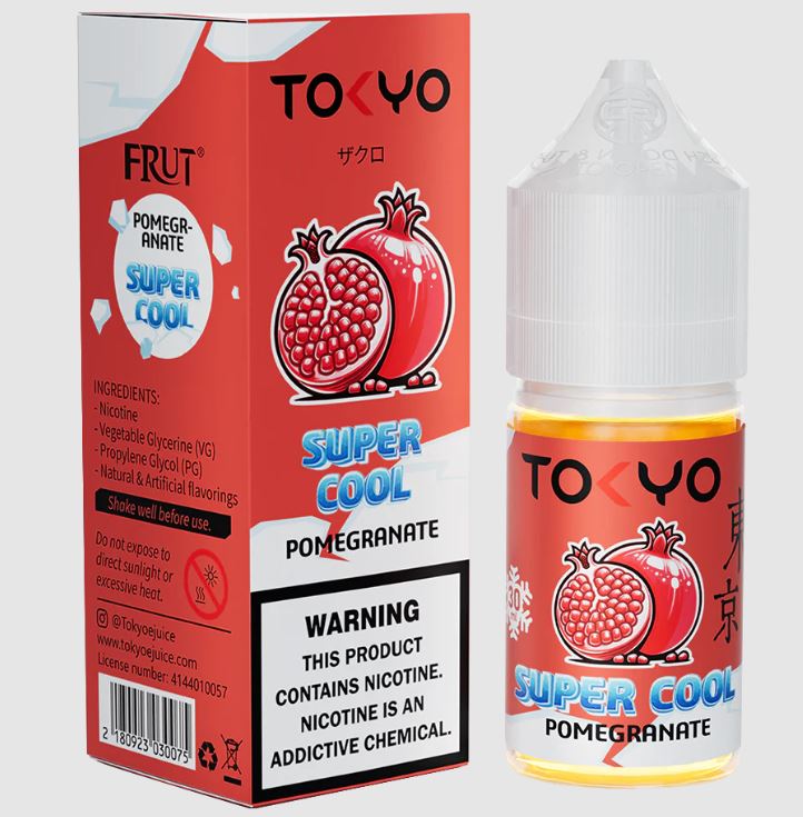 Tokyo Super Cool Pomegranate Saltnic 30ml