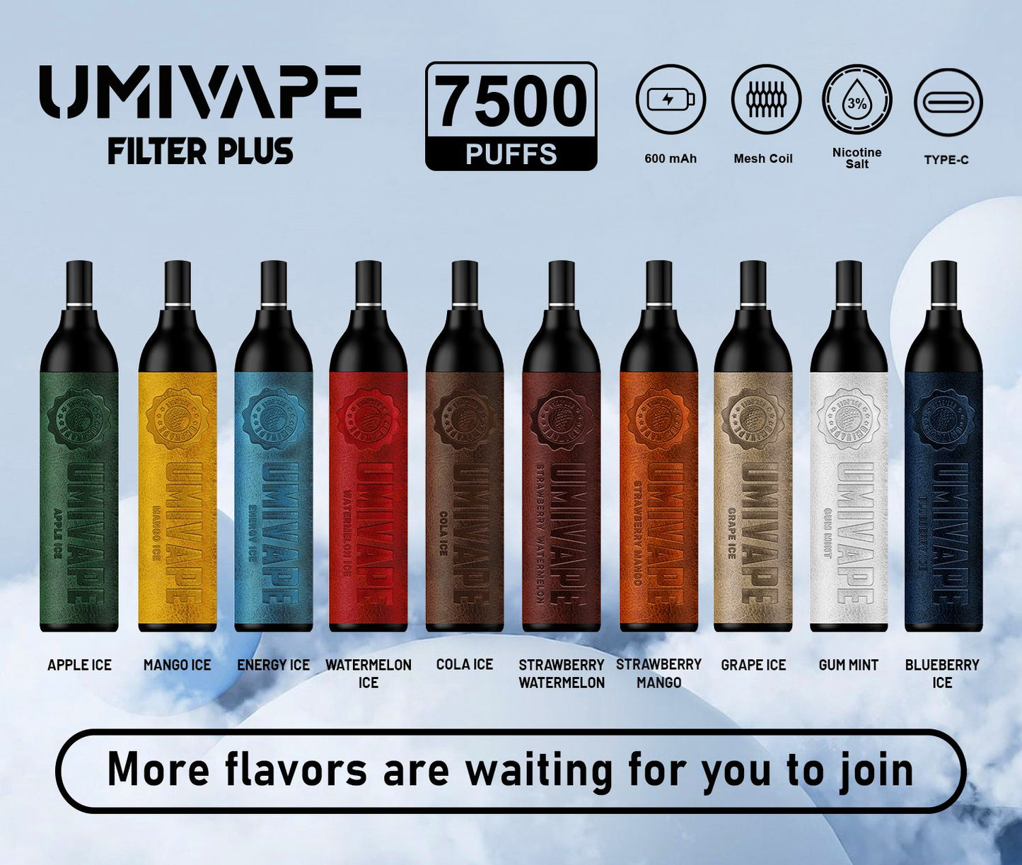 UMIVAPE Filter Plus 7500 Puffs