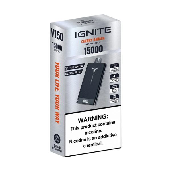 IGNITE - V150 Rechargeable Disposable Vape (15,000 Puffs)